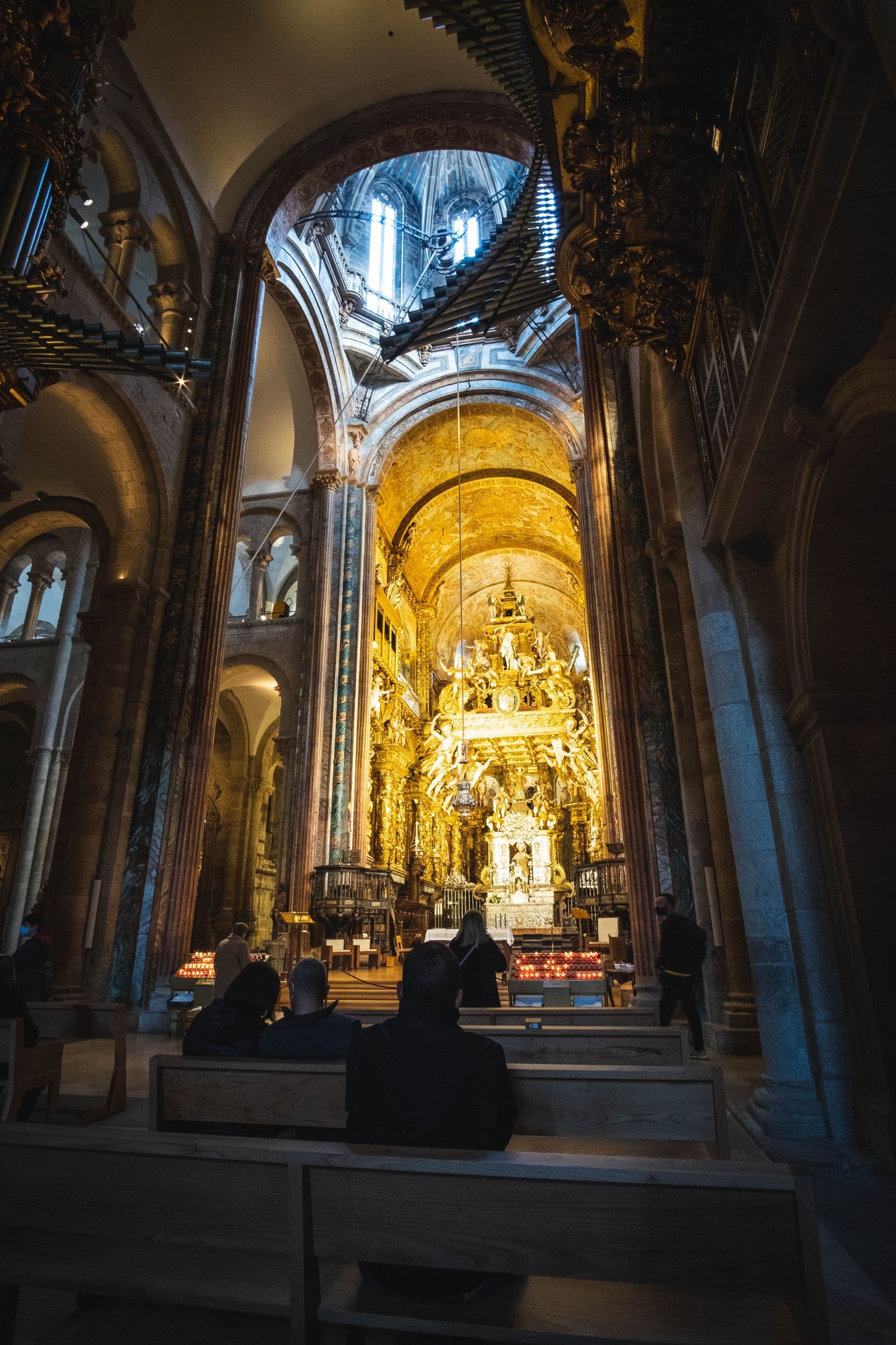 Interior de la Catedral de Santiago de Compostela